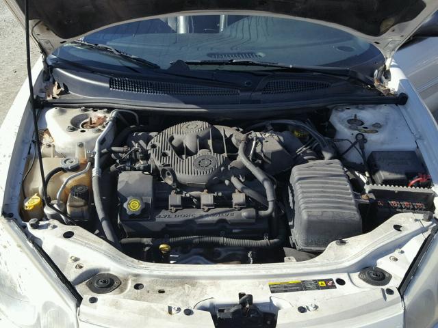 1C3EL55R54N269402 - 2004 CHRYSLER SEBRING LX WHITE photo 7