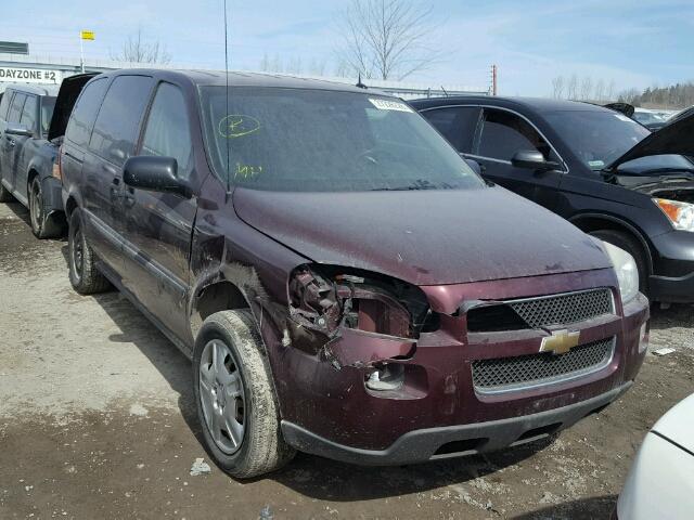 1GNDV23W08D113232 - 2008 CHEVROLET UPLANDER L MAROON photo 1