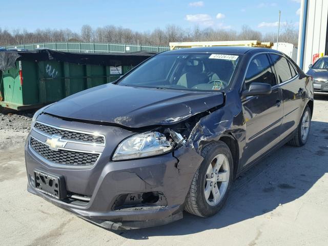 1G11B5SA1DF218896 - 2013 CHEVROLET MALIBU LS GRAY photo 2