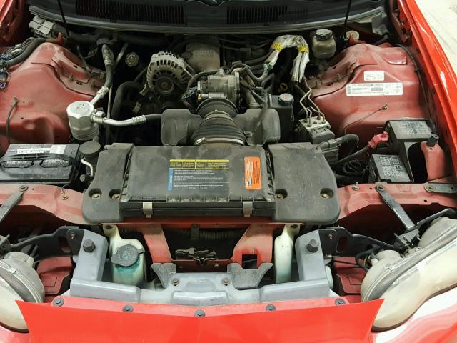 2G1FP22K7Y2114581 - 2000 CHEVROLET CAMARO RED photo 7