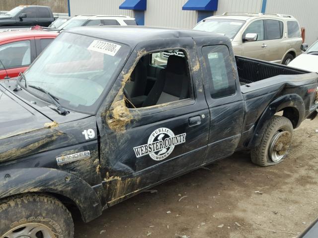 1FTYR44U38PA85366 - 2008 FORD RANGER SUP BLACK photo 9