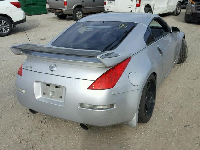 JN1BZ34D97M500662 - 2007 NISSAN 350Z COUPE SILVER photo 4