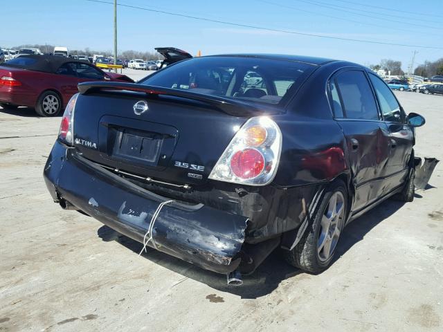 1N4BL11D24C155764 - 2004 NISSAN ALTIMA SE BLACK photo 4