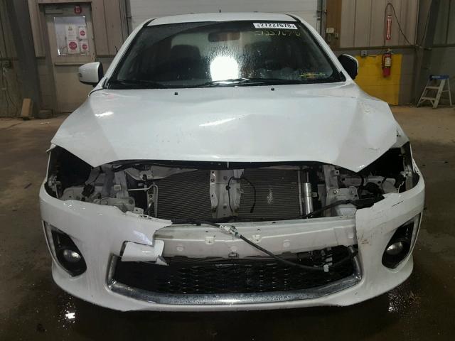 JA32U2FU1GU007074 - 2016 MITSUBISHI LANCER ES WHITE photo 9