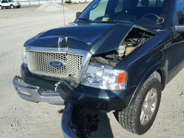 1FTPW12544KD31427 - 2004 FORD F150 SUPER GREEN photo 9