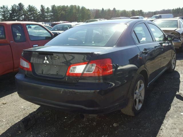 4A3AB36F29E005287 - 2009 MITSUBISHI GALANT ES BLACK photo 4