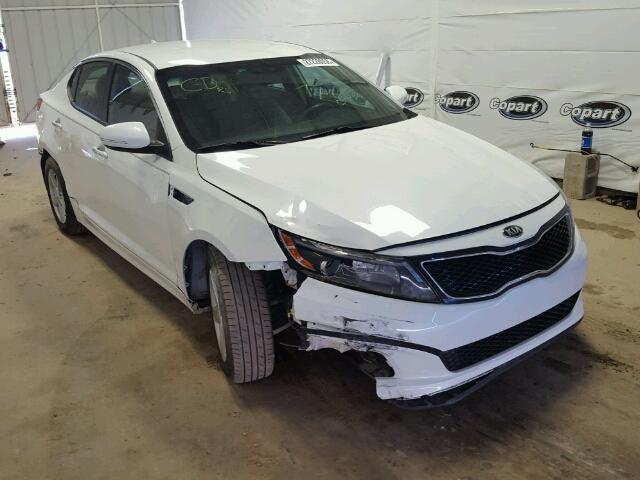 5XXGM4A73EG273557 - 2014 KIA OPTIMA LX WHITE photo 1