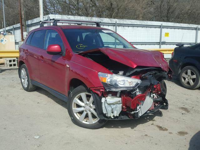 4A4AP3AU8DE002986 - 2013 MITSUBISHI OUTLANDER RED photo 1