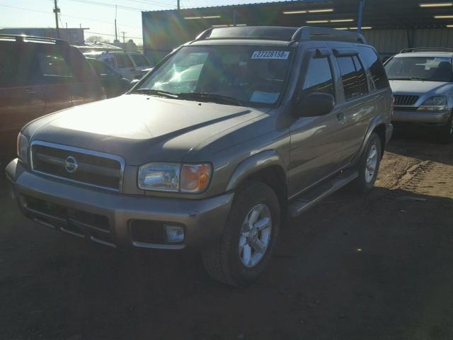 JN8DR09Y83W812796 - 2003 NISSAN PATHFINDER BEIGE photo 2