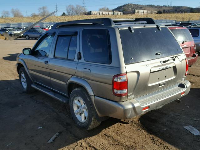 JN8DR09Y83W812796 - 2003 NISSAN PATHFINDER BEIGE photo 3