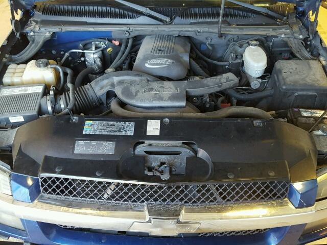 3GNEC13T03G197039 - 2003 CHEVROLET AVALANCHE BLUE photo 7