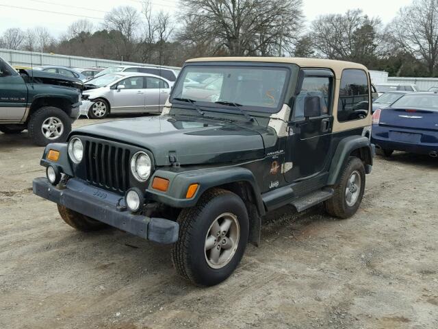 1J4FY49S3VP476699 - 1997 JEEP WRANGLER / GREEN photo 2