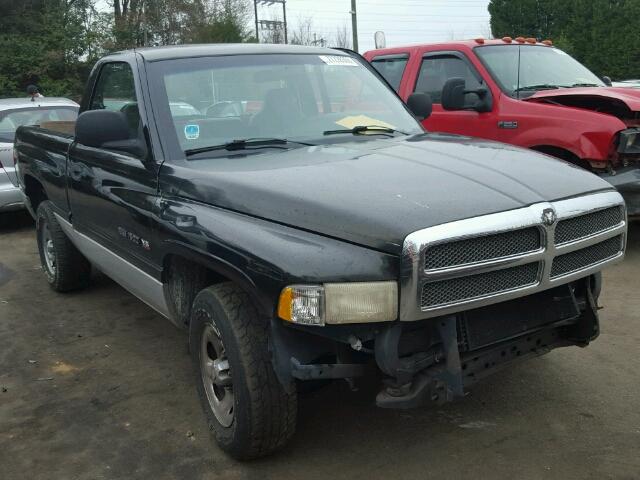 1B7HC16X0XS141525 - 1999 DODGE RAM 1500 BLACK photo 1