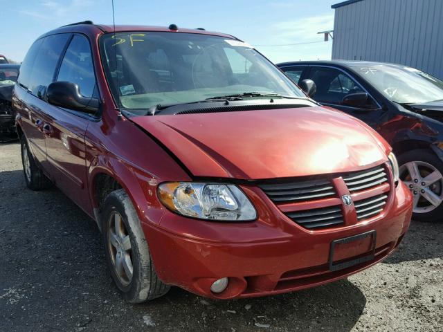 2D4GP44L65R550891 - 2005 DODGE GRAND CARA RED photo 1