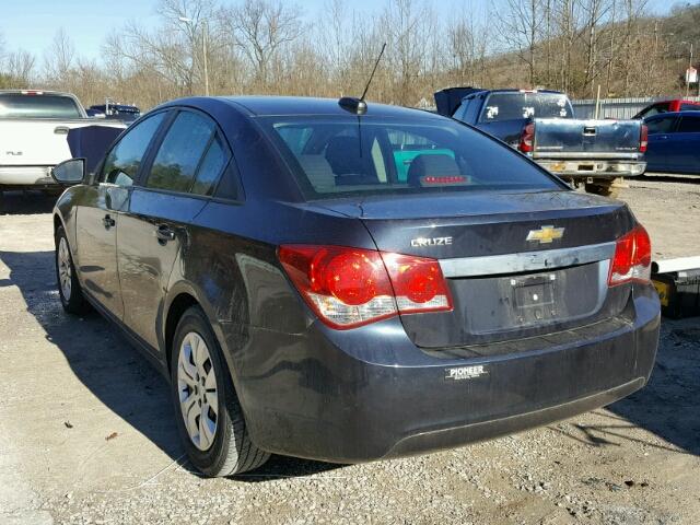 1G1PB5SG6F7241747 - 2015 CHEVROLET CRUZE LS BLUE photo 3