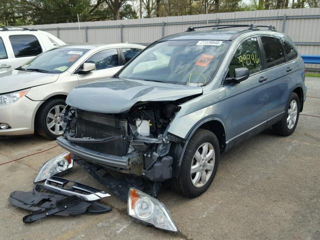 5J6RE4H49BL014031 - 2011 HONDA CR-V SE TEAL photo 2