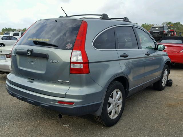 5J6RE4H49BL014031 - 2011 HONDA CR-V SE TEAL photo 4