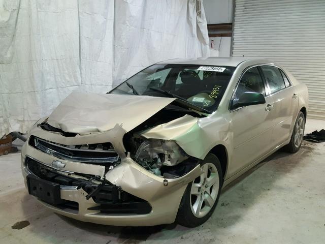 1G1ZB5E16BF372628 - 2011 CHEVROLET MALIBU LS თაფლისფერი ფოტო 2
