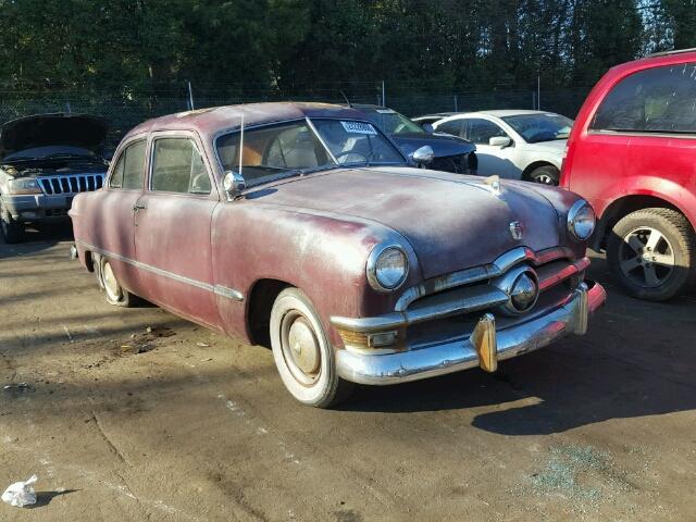 B0NR145617 - 1950 FORD CUSTOM MAROON photo 1