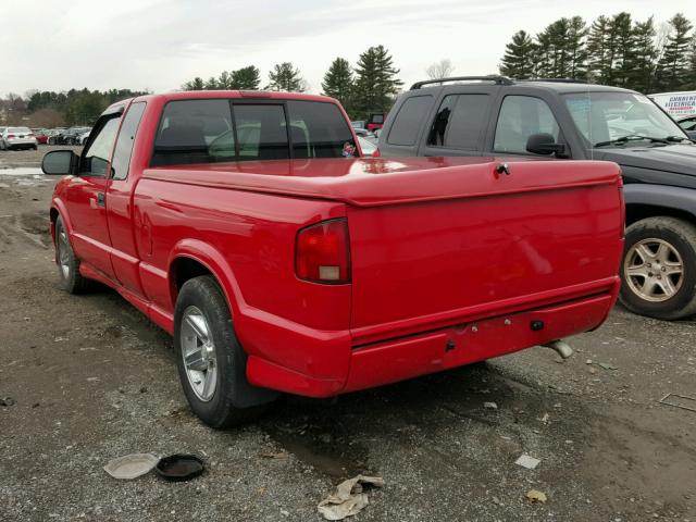 1GTCS1954YK173497 - 2000 GMC SONOMA RED photo 3