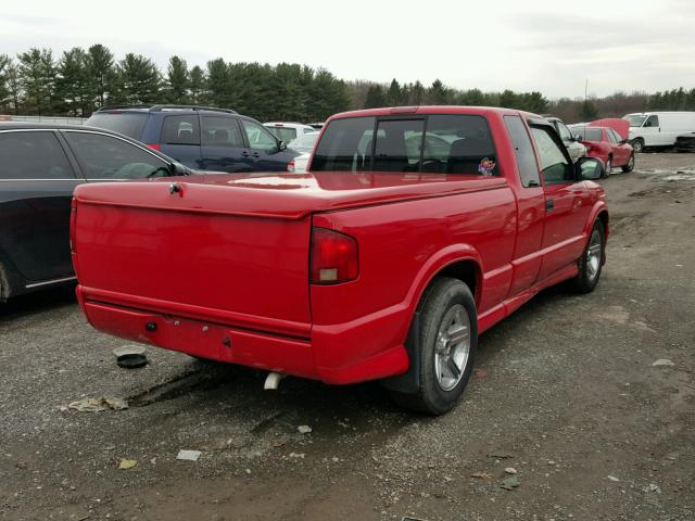 1GTCS1954YK173497 - 2000 GMC SONOMA RED photo 4