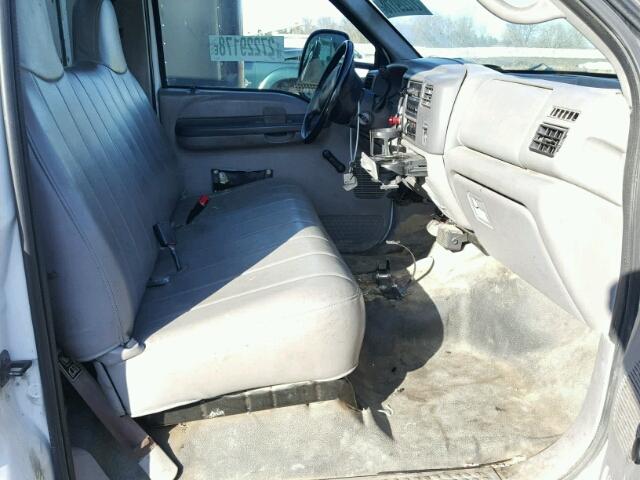 1FDWF36L21EA58106 - 2001 FORD F350 SUPER WHITE photo 5