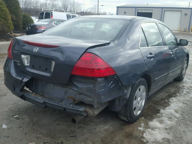 1HGCM56487A052166 - 2007 HONDA ACCORD LX GRAY photo 4