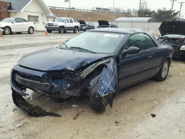 1C3EL55RX6N259399 - 2006 CHRYSLER SEBRING TO BLUE photo 2