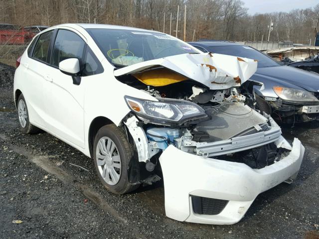 JHMGK5H53HS021803 - 2017 HONDA FIT LX WHITE photo 1