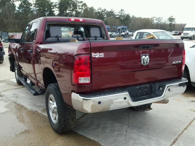 3C6UR5CL0GG368363 - 2016 RAM 2500 ST MAROON photo 3