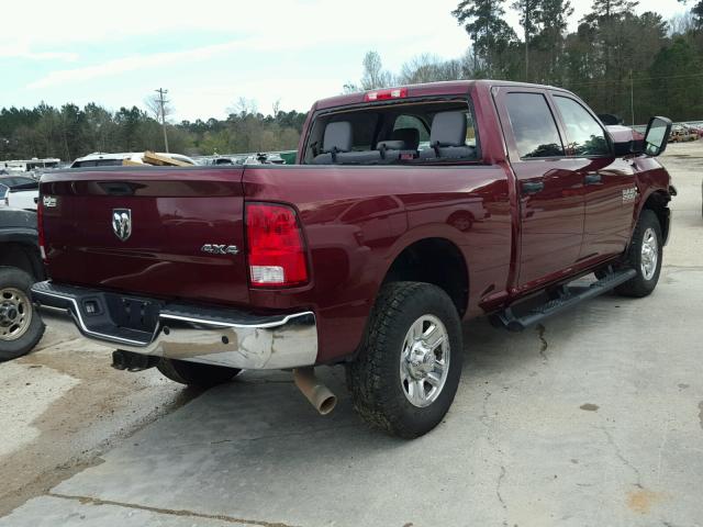 3C6UR5CL0GG368363 - 2016 RAM 2500 ST MAROON photo 4