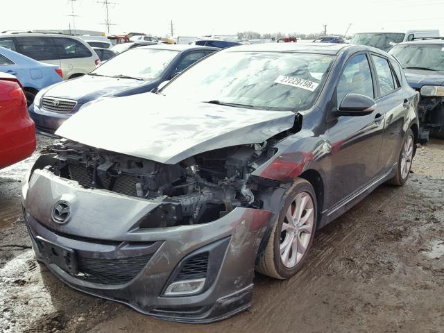 JM1BL1H50A1158257 - 2010 MAZDA 3 S GRAY photo 2