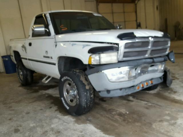 1B7HF16Y1VJ530788 - 1997 DODGE RAM 1500 WHITE photo 1