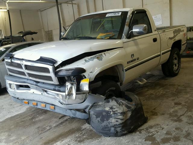 1B7HF16Y1VJ530788 - 1997 DODGE RAM 1500 WHITE photo 2