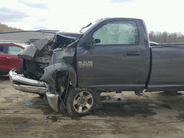 3C6MR5AJ8GG298967 - 2016 RAM 2500 ST GRAY photo 9