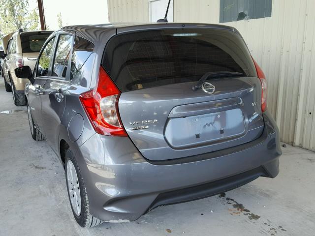 3N1CE2CP6HL380241 - 2017 NISSAN VERSA NOTE CHARCOAL photo 3