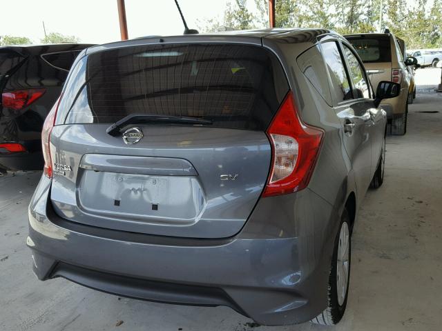 3N1CE2CP6HL380241 - 2017 NISSAN VERSA NOTE CHARCOAL photo 4