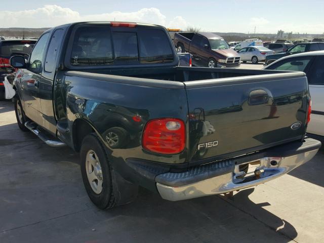 1FTRX07W62KB68312 - 2002 FORD F150 GREEN photo 3