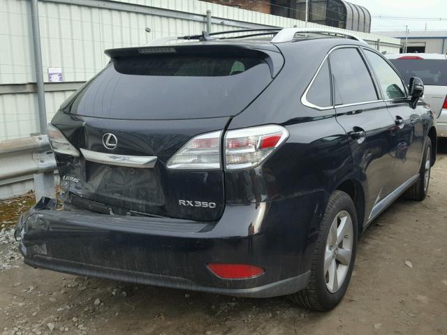 2T2BK1BA3AC075874 - 2010 LEXUS RX 350 BLACK photo 4