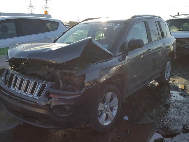 1C4NJCBA4GD628429 - 2016 JEEP COMPASS SP GRAY photo 2