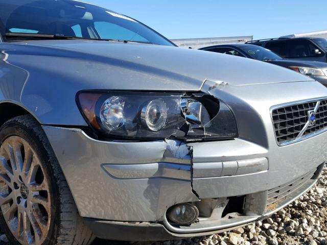 YV1MS382X62161482 - 2006 VOLVO S40 2.4I SILVER photo 9