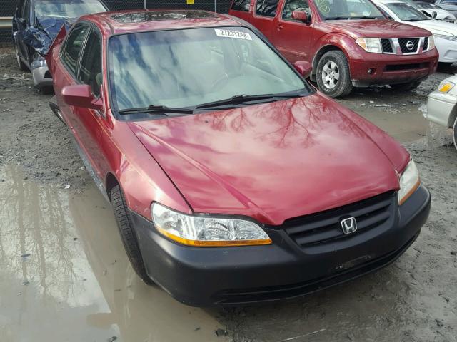 1HGCG56752A029695 - 2002 HONDA ACCORD SE RED photo 1