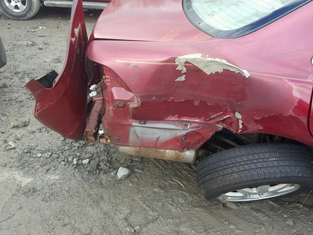 1HGCG56752A029695 - 2002 HONDA ACCORD SE RED photo 9