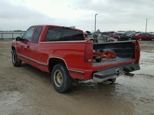 2GTEC19W1T1542615 - 1996 GMC SIERRA C15 RED photo 3