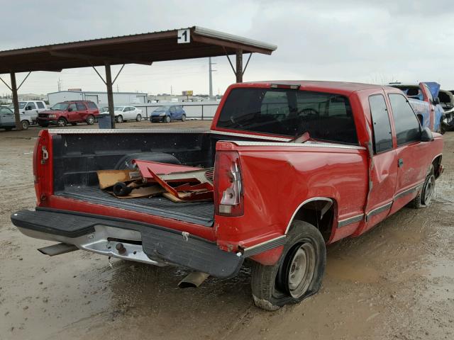 2GTEC19W1T1542615 - 1996 GMC SIERRA C15 RED photo 4