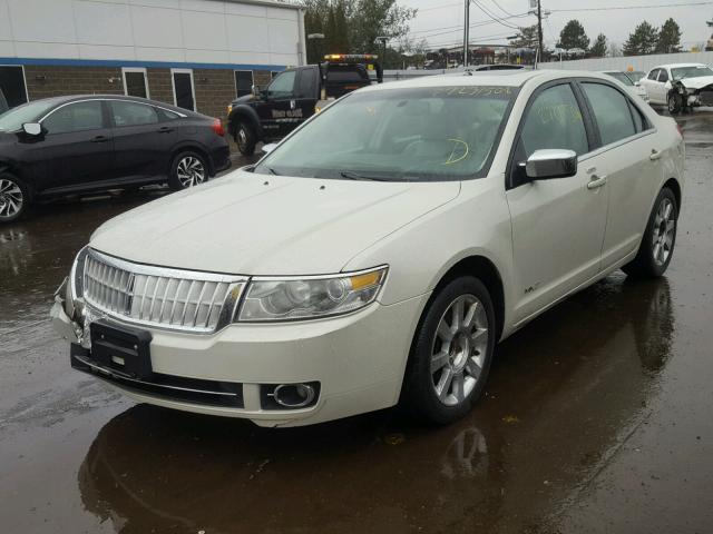 3LNHM28T27R649287 - 2007 LINCOLN MKZ WHITE photo 2