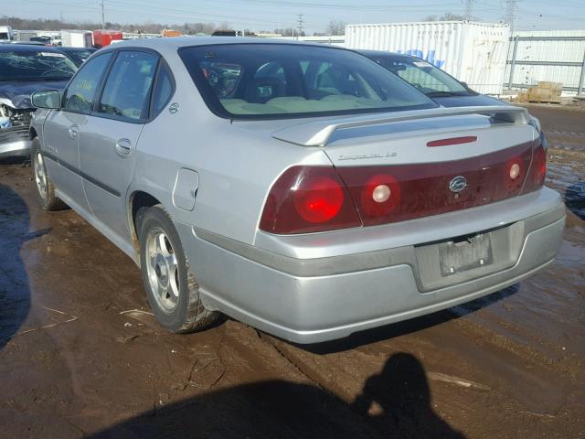 2G1WH55K519362593 - 2001 CHEVROLET IMPALA LS SILVER photo 3