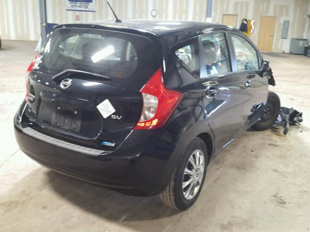 3N1CE2CP8EL426308 - 2014 NISSAN VERSA NOTE BLACK photo 4