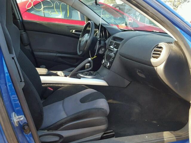 JM1FE173550156317 - 2005 MAZDA RX8 BLUE photo 5