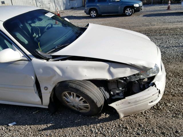 1G4HP54K324130191 - 2002 BUICK LESABRE CU WHITE photo 9